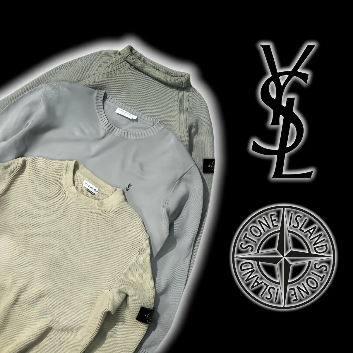 Stone Island and YSL knitwear Suppliers